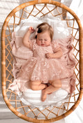 Petal Pink Embroidered Baby Dress - A Little Lacey · Photo 5 of 15