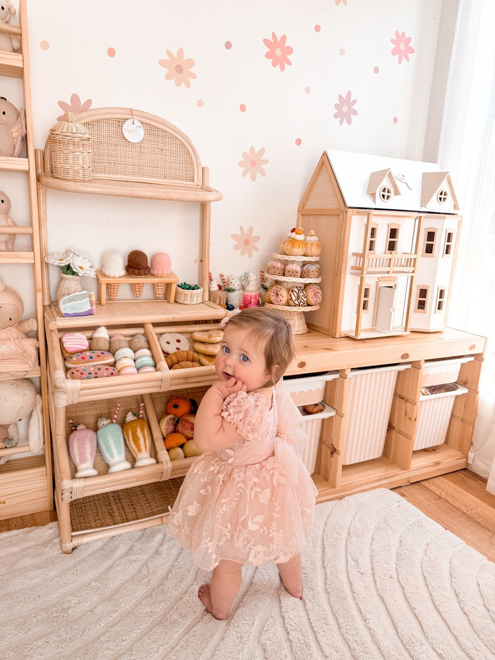Petal Pink Embroidered Baby Dress - A Little Lacey · Photo 15 of 15