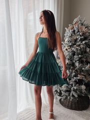 Phoebe Girls Evergreen Dress - A Little Lacey