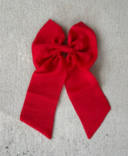 Red Elegance Sailor Bow - A Little Lacey