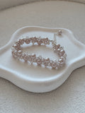 Blush pearl bracelet for flower girls