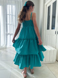 Sabrina Girls Green Maxi Dress - A Little Lacey · Photo 4 of 7