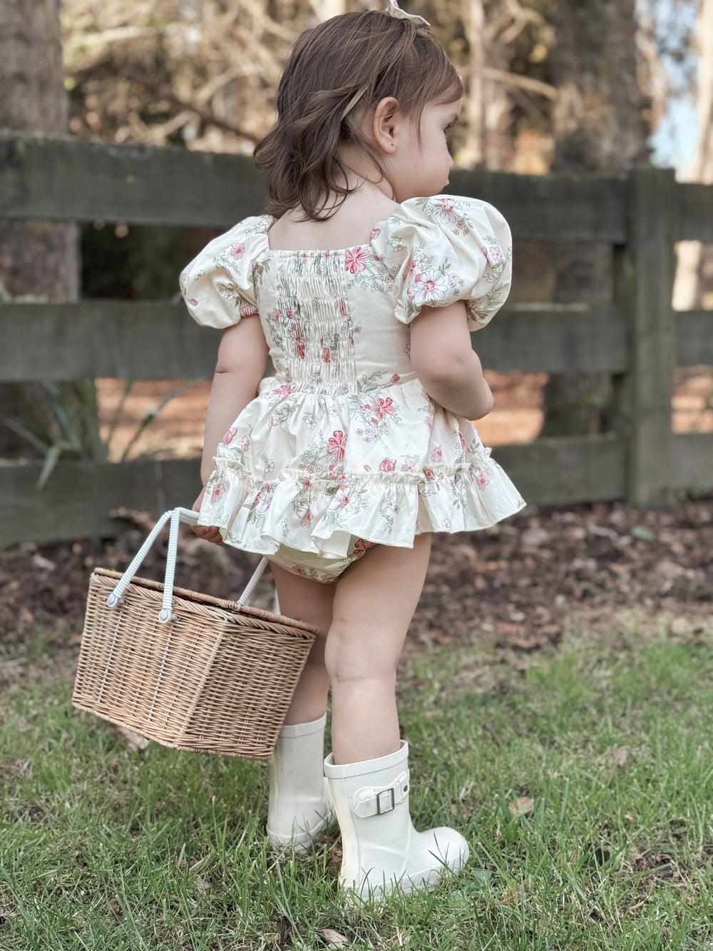 Sadie Floral Baby Romper - All Products