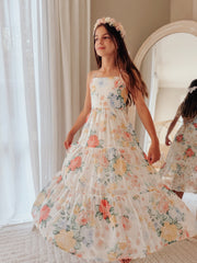 Savannah Girls Tropical Maxi Dress - A Little Lacey