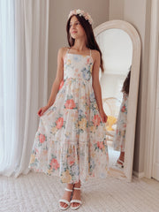 Savannah Girls Tropical Maxi Dress - A Little Lacey