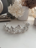 Snow Queen girls silver tiara - flatlay