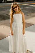 Sofia French Chiffon White Girls Dress - A Little Lacey · Photo 7 of 13