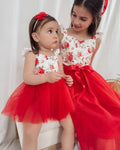 Stella Rose Baby Romper - Red - A Little Lacey · Photo 1 of 7