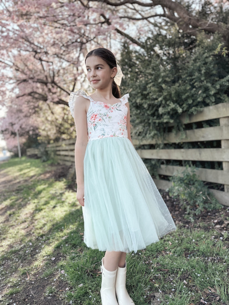 Stella Rose Christmas Dress - Green - A Little Lacey