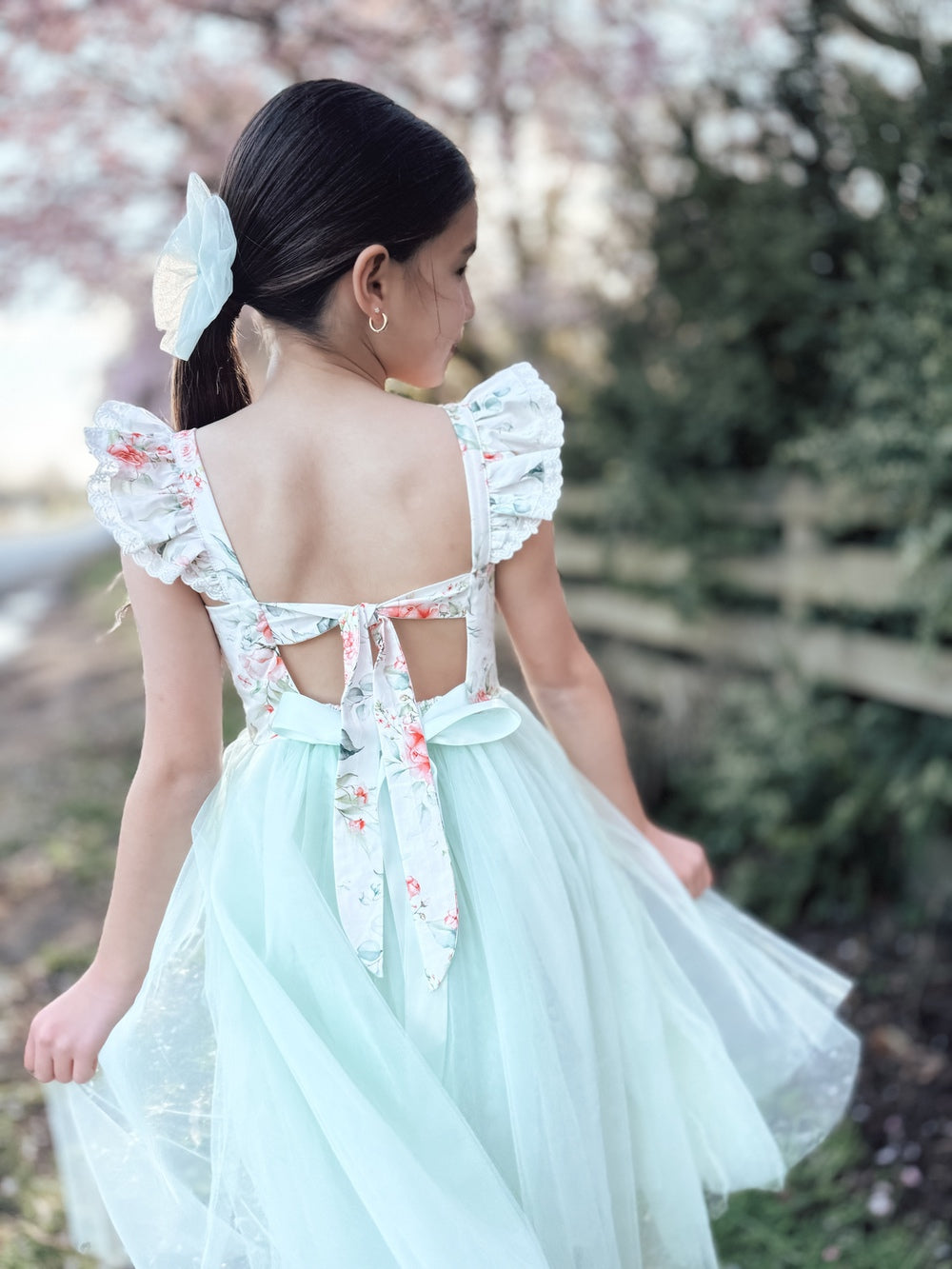 Stella Rose Christmas Dress - Green - Flower Girl Dresses