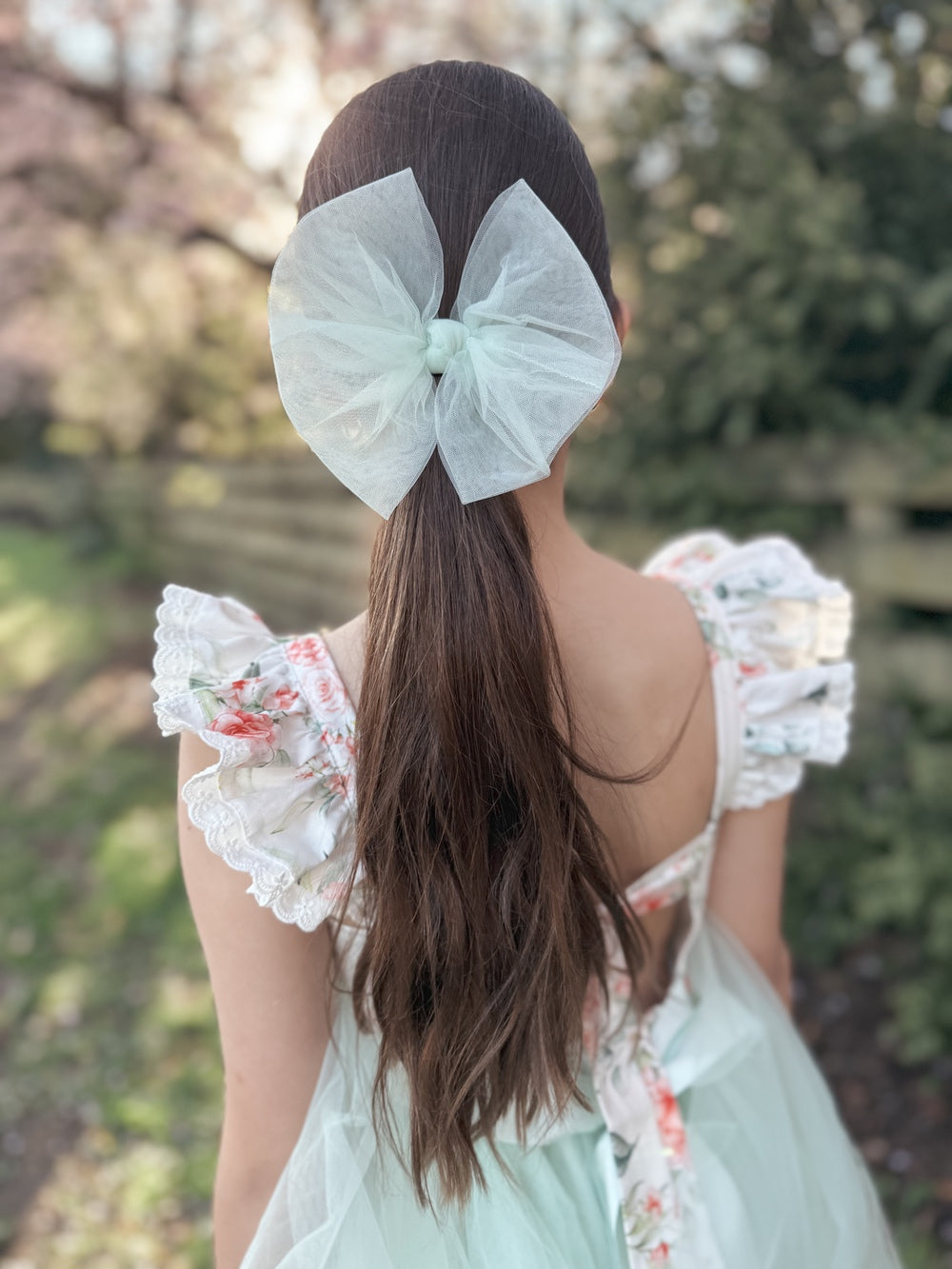 Stella Rose Bow - Green - Bows and Hairclips