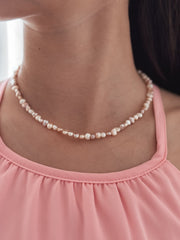 Sugar Plum Girls Pearl Necklace and Bracelet Set - A Little Lacey