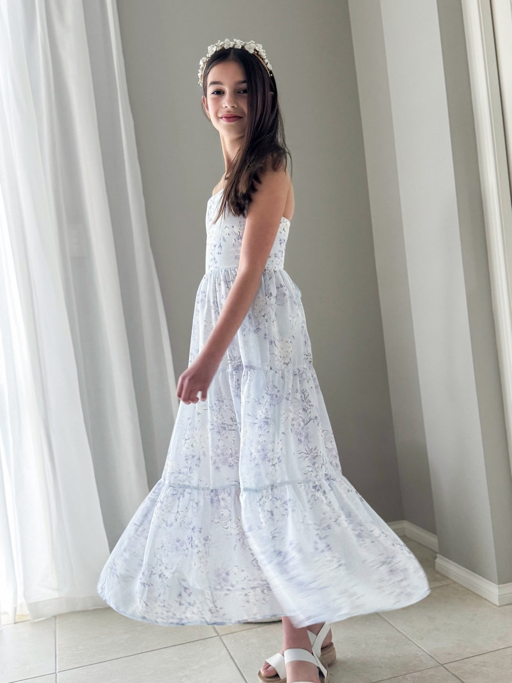 Savannah Girls Dress - Lilac Mist - A Little Lacey · Photo 3 of 12