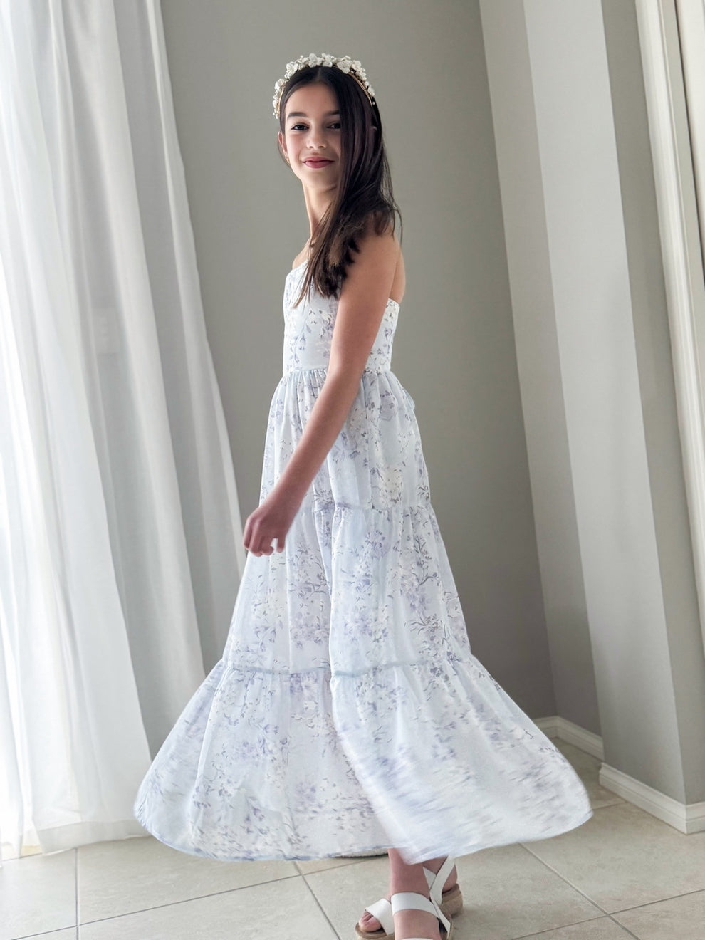 Savannah Girls Dress - Lilac Mist - A Little Lacey · Photo 3 of 12