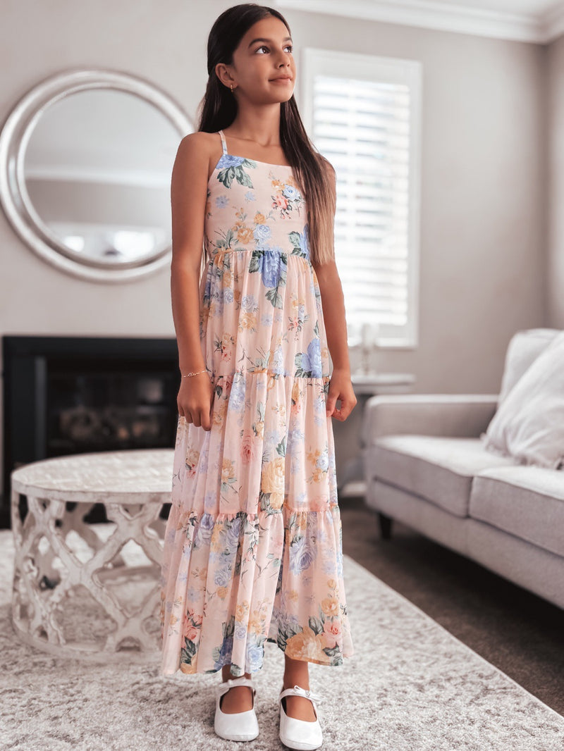 Savannah Girls Dress - Primrose - A Little Lacey