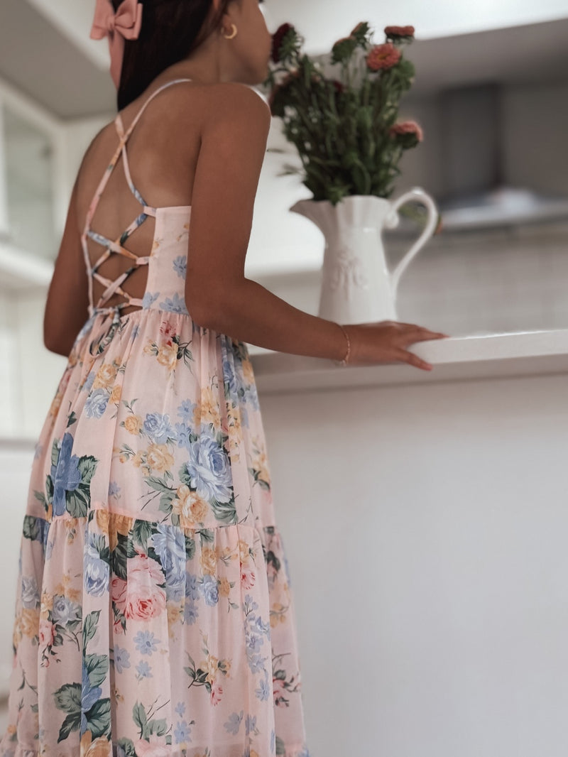 Savannah Girls Dress - Primrose - A Little Lacey