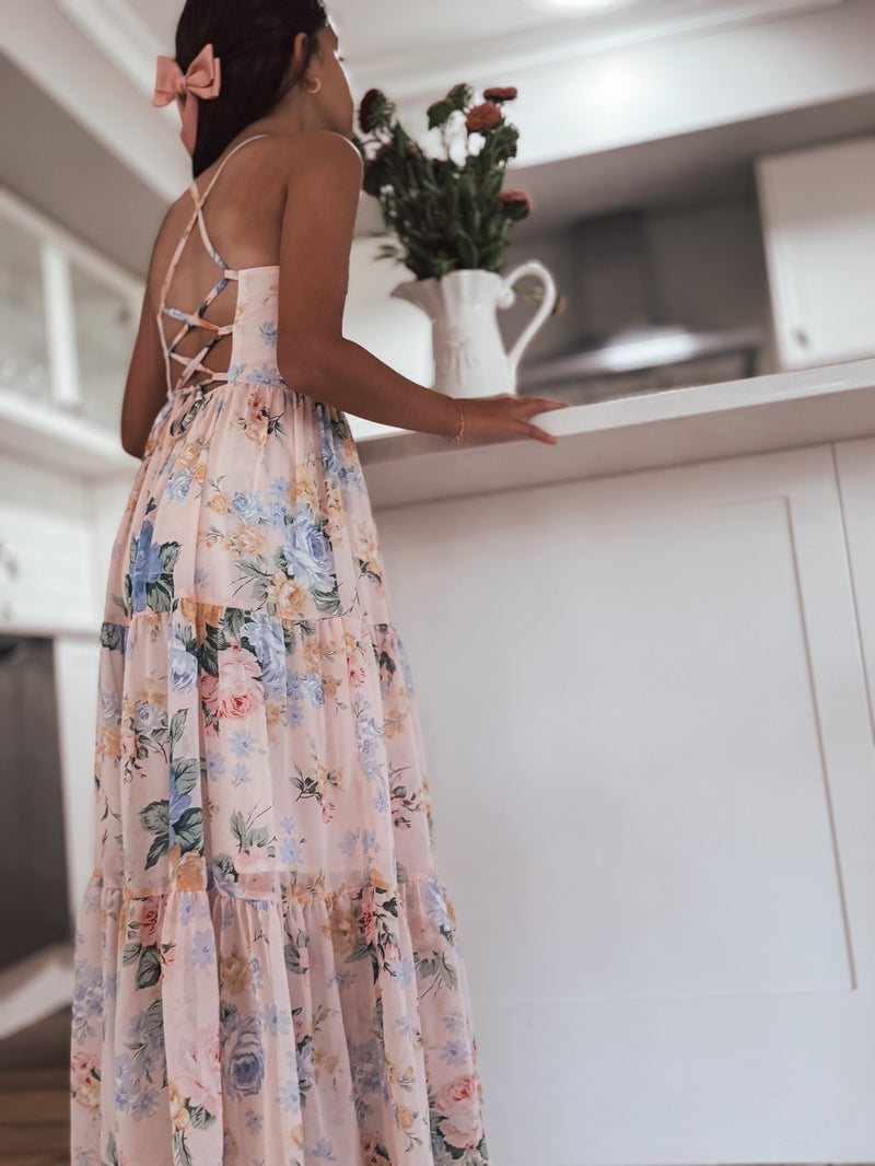 Savannah Girls Dress - Primrose - A Little Lacey