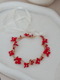 Scarlett Bloom girls red flower hair accessory