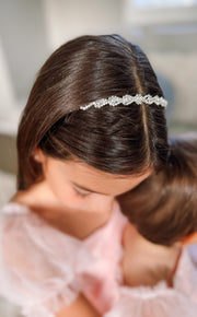 Tallulah Girls Crystal Headband - A Little Lacey
