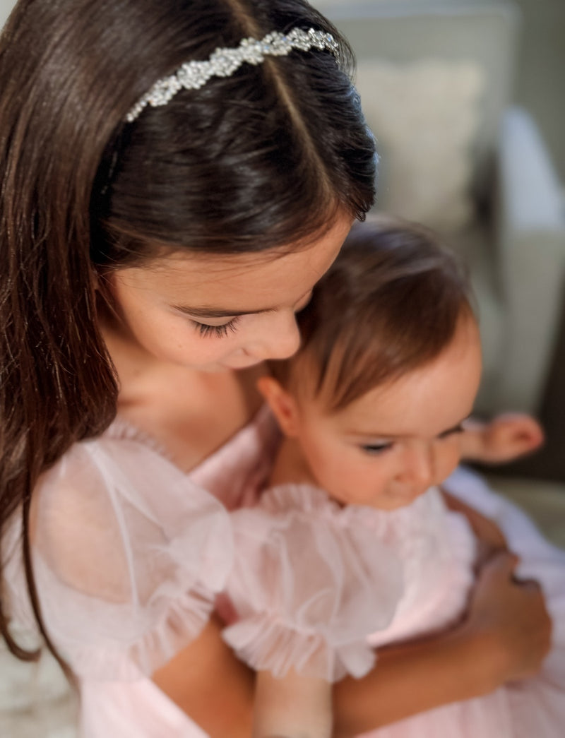Tallulah Girls Crystal Headband - A Little Lacey