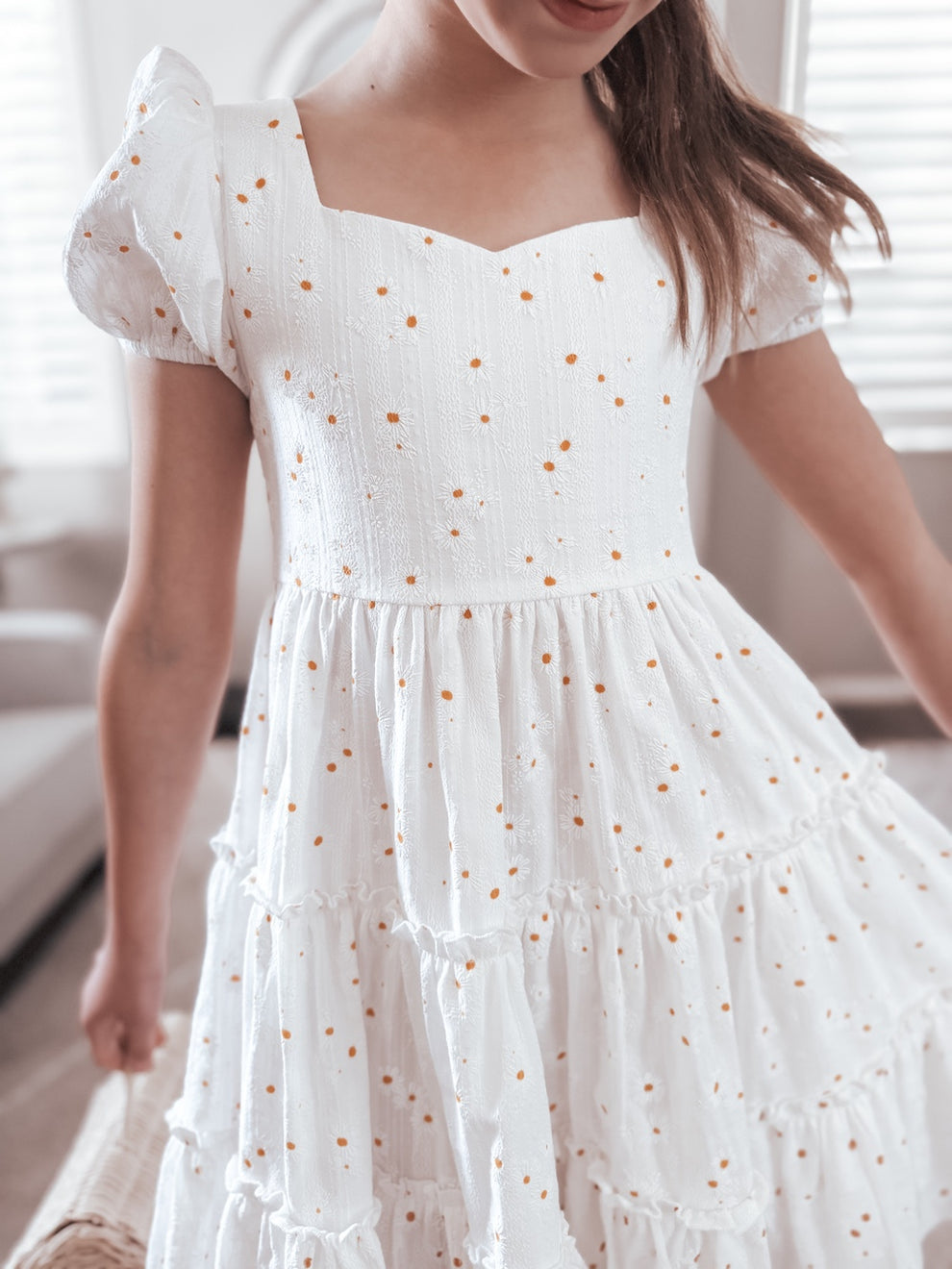 Tillie Girls White Dress - A Little Lacey · Photo 3 of 8