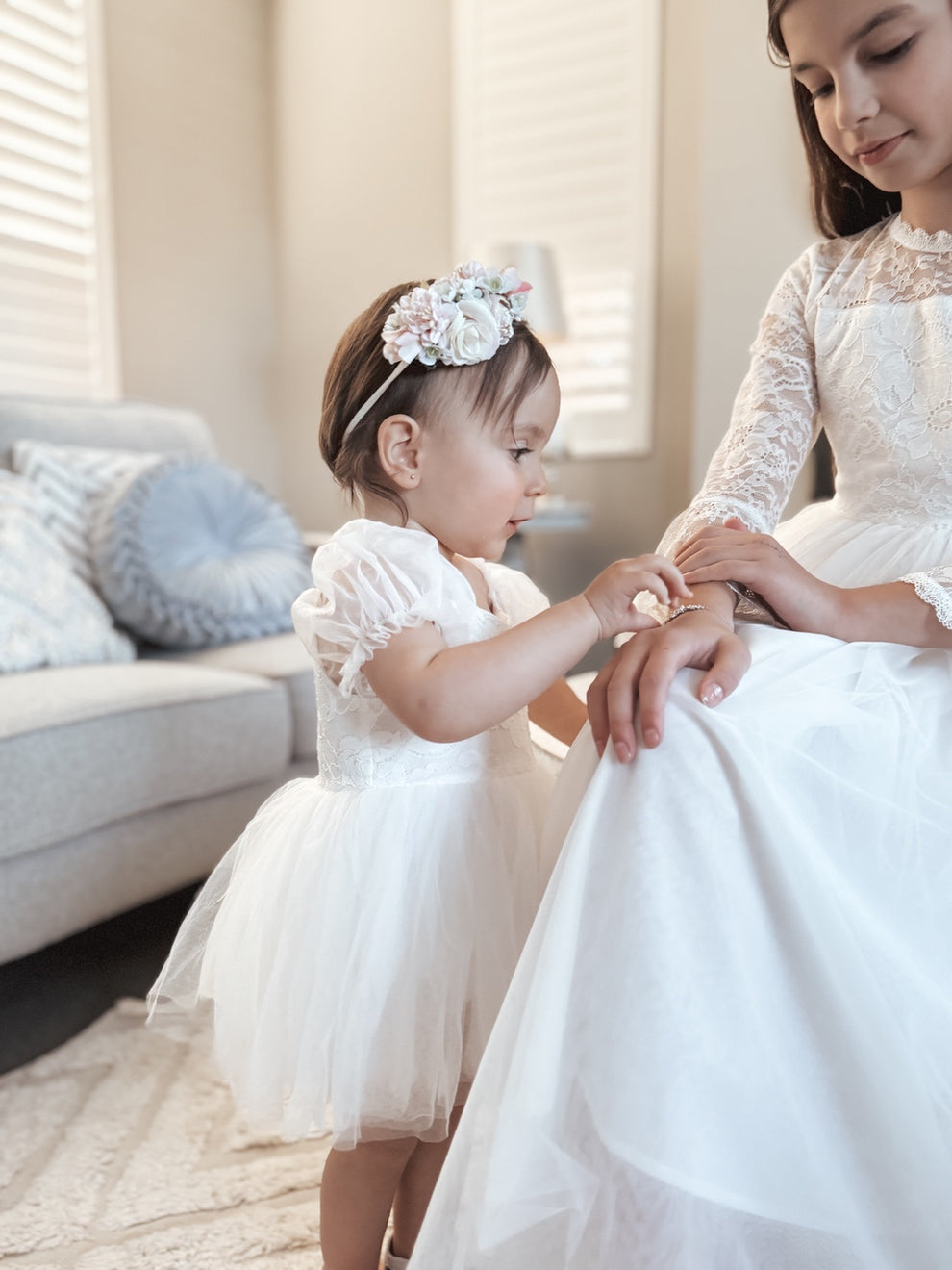 Tilly Baby Girls Flower Headband - A Little Lacey · Photo 3 of 9