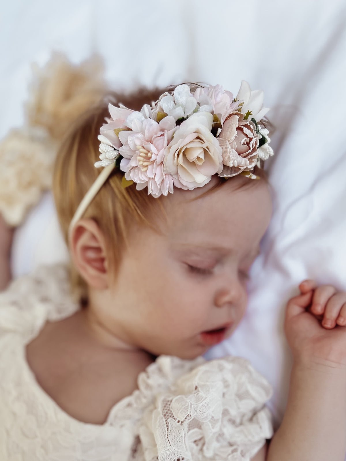 Tilly Baby Girls Flower Headband - A Little Lacey · Photo 7 of 9