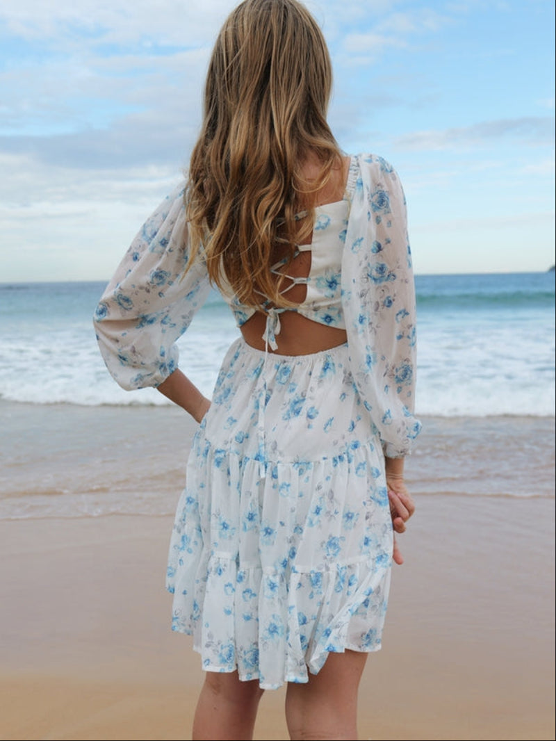 Tessa Girls Floral Dress - A Little Lacey