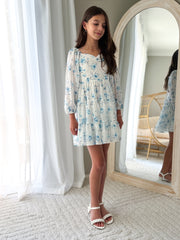Tessa Girls Floral Dress - A Little Lacey