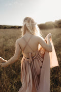 Sofia Dusty Pink French Chiffon Dress - A Little Lacey · Photo 8 of 21