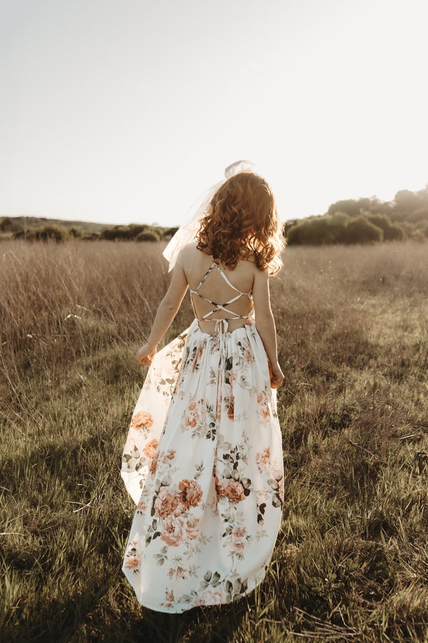 Lola Floral High Low Girls Dress | Tween Girls Dress