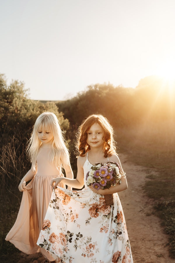 Lola Floral High Low Girls Dress | Tween Girls Dress