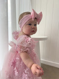 Vienna Girls Pink Embroidered Dress - A Little Lacey · Photo 16 of 19