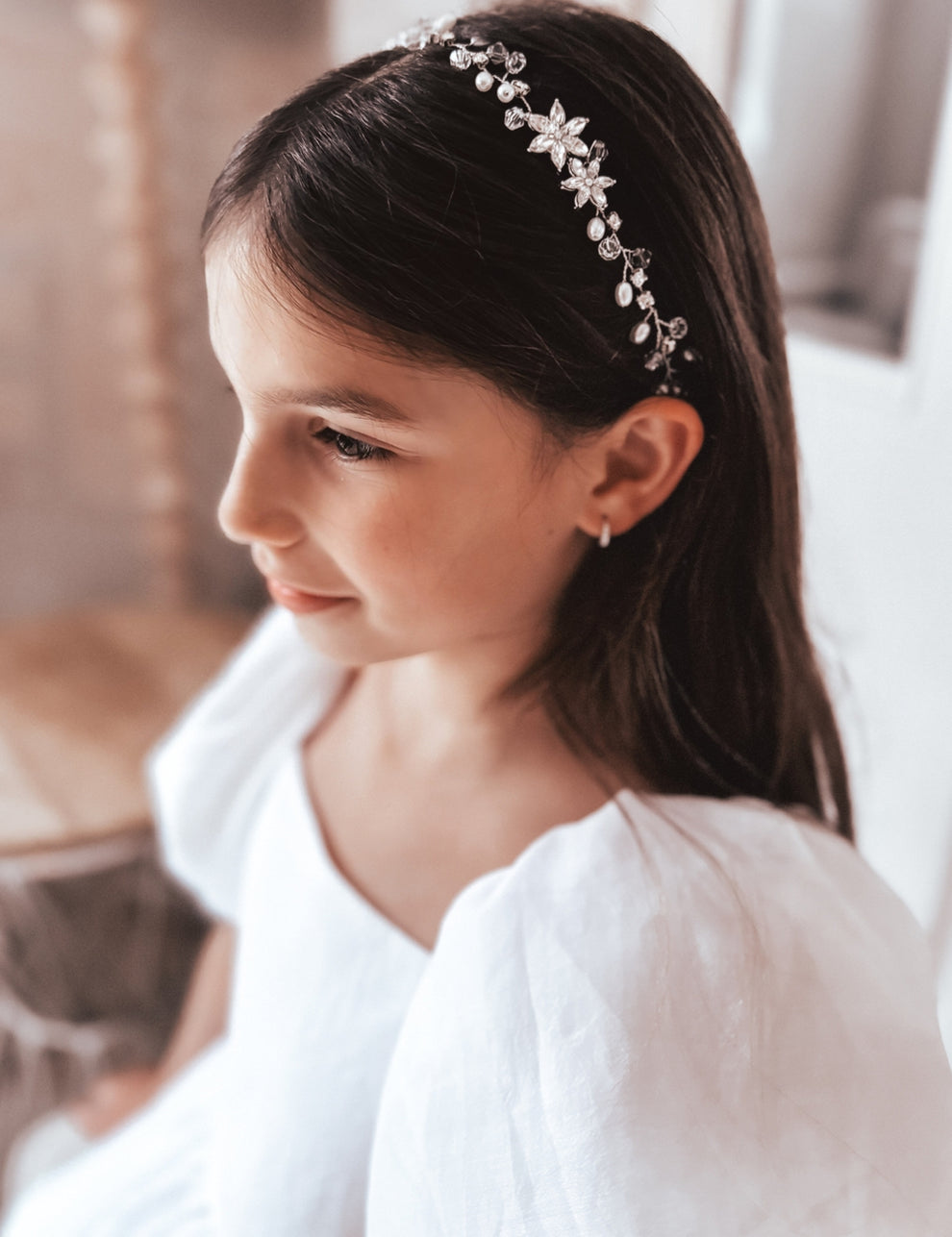 Vivienne Pearl & Crystal Headpiece - A Little Lacey · Photo 1 of 9
