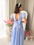 Valentina blue dress for girls weddings and parties