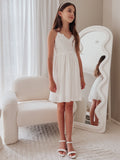 Vivienne Girls White Dress - A Little Lacey · Photo 3 of 10
