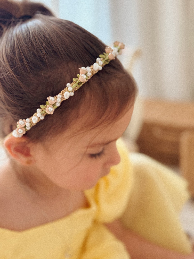 Wildflower Girls Headband - A Little Lacey