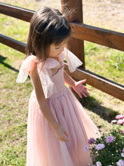 Willow Dusty Pink Girls Dress SIZE 1 - A Little Lacey