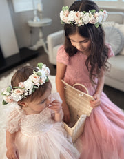 Willow Girls Flower Crown - A Little Lacey