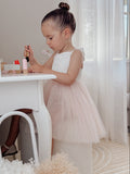 Zara White and Peach Girls Lace Dress - A Little Lacey · Photo 5 of 18