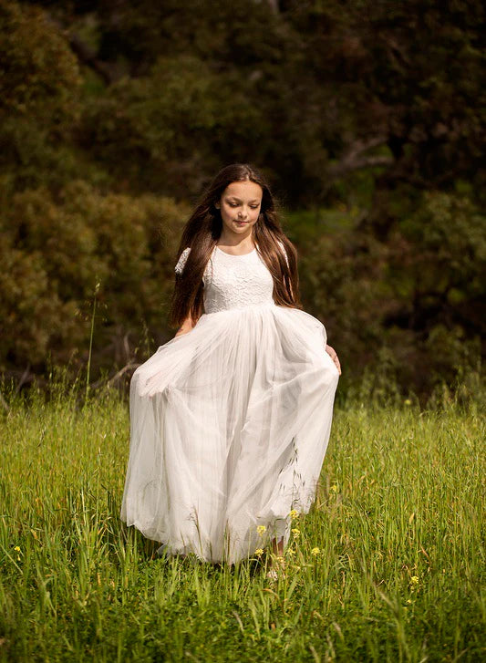 White first communion dress - Layla