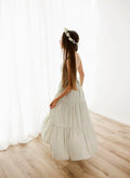 Clara Girls Sage Green Maxi Dress - A Little Lacey · Photo 3 of 8