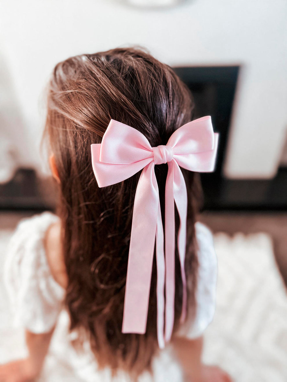 Classic Pale Pink Girls Hair Bow - A Little Lacey · Photo 1 of 1