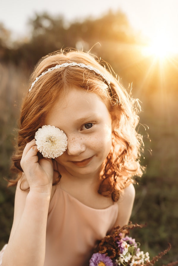 Tallulah Girls Crystal Headband - A Little Lacey