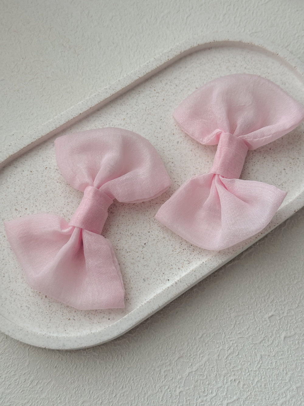 Light Pink Elegance Hair Bows - All Products