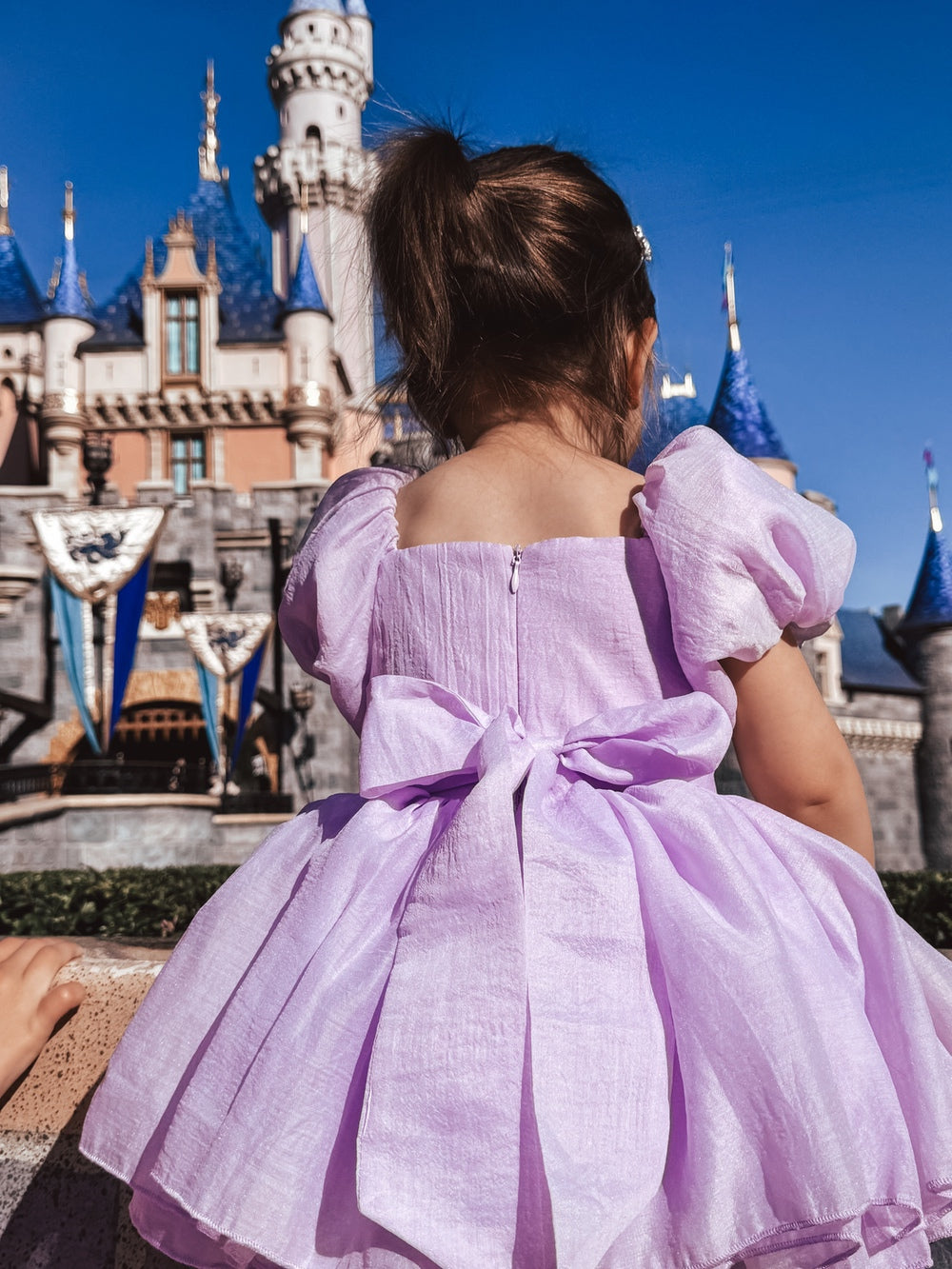 Lucy Puff Sleeve Lilac Baby Dress