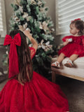 Sparkle Red Christmas Bow - A Little Lacey · Photo 4 of 5