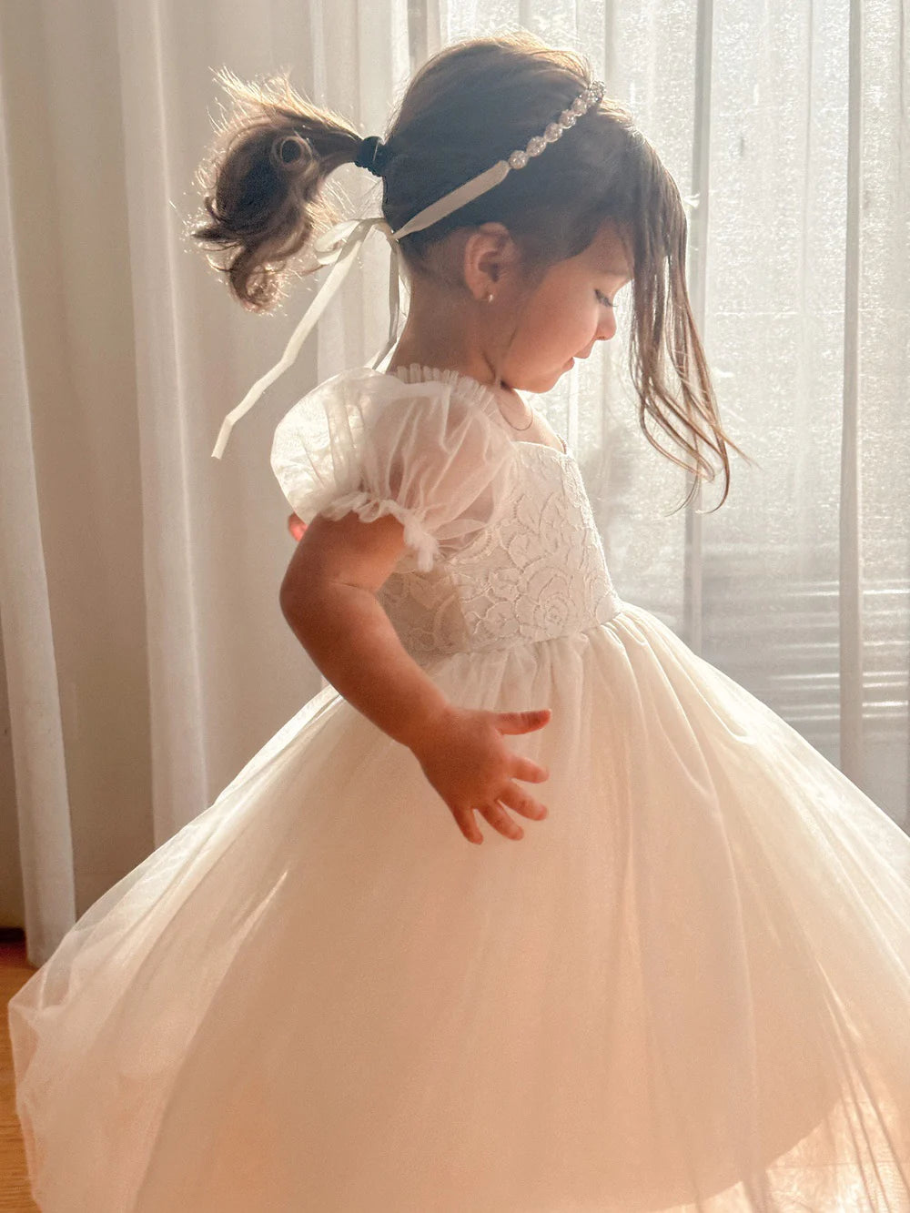 Harper Ivory Tulle Dress A Little Lacey