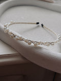 Soft pearl headband for flower girls and formal dresses