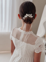 Ivory Pearl Wrist Corsage - A Little Lacey
